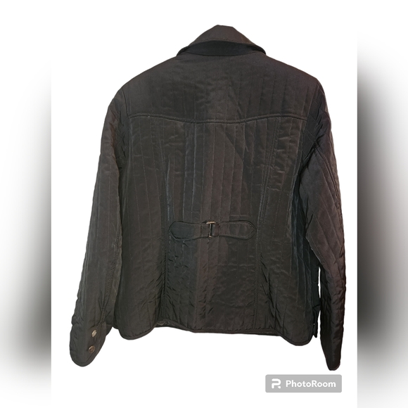 ESPRIT quilted black jacket. Size XL vintage - Picture 7 of 8